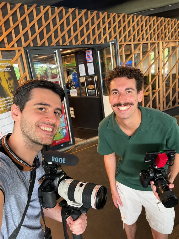 Tournage en extérieur
